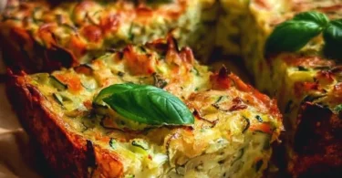Leckerer Gemüsekuchen aus frischem Gemüse und knusprigem Teig