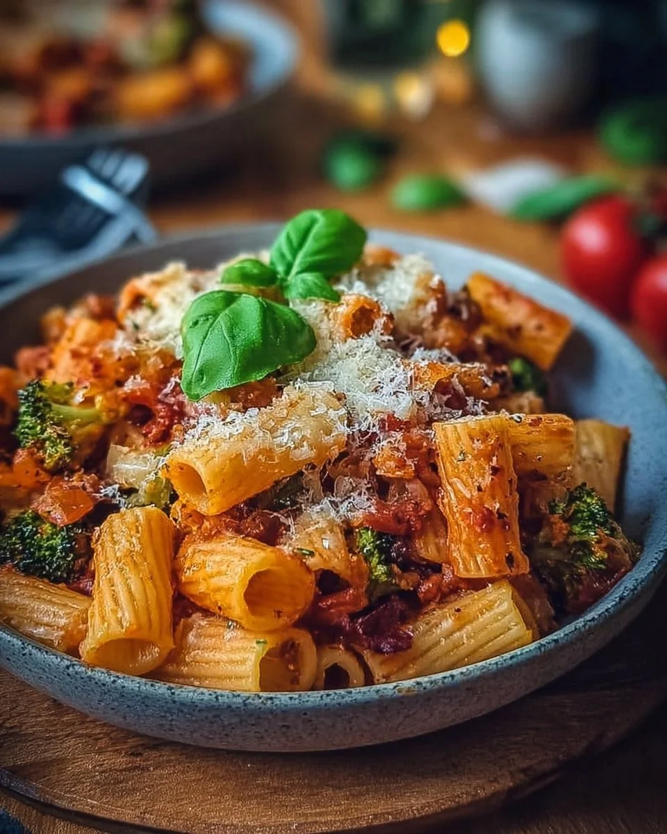 Vegetarischer Nudelauflauf