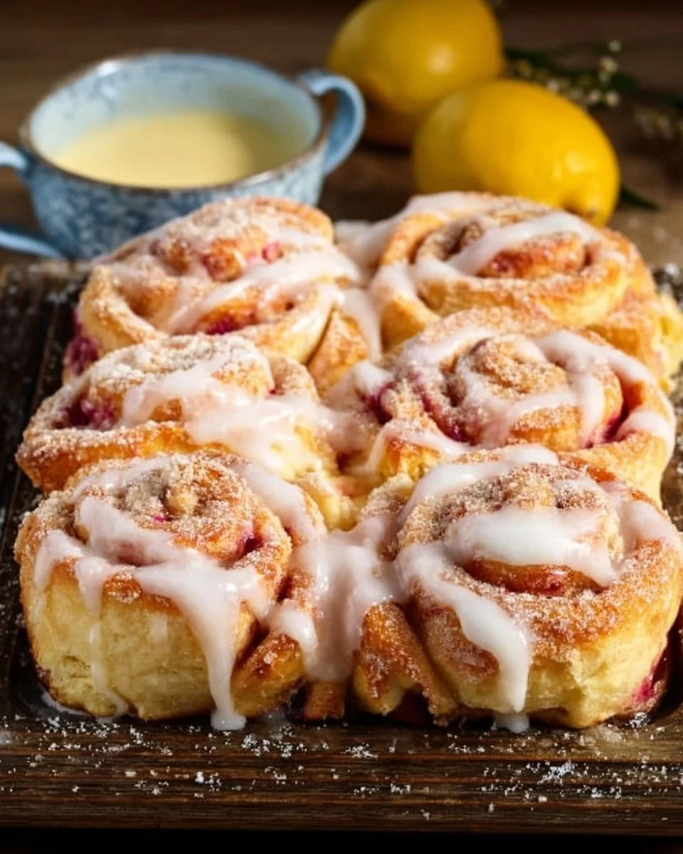 Zimtschnecken mit Rhabarber